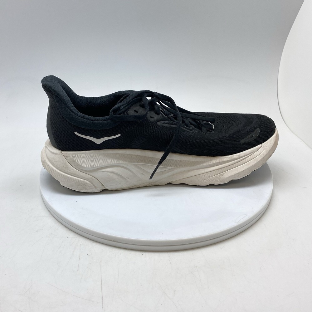 Hoka One One Sneakers Womens 9.5 B Arahi 8 1168691 BWHT Black Running Gym Shoes - Picture 6 of 10